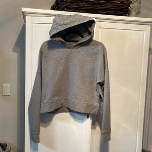 Lululemon cropped hooded sweatshirt
